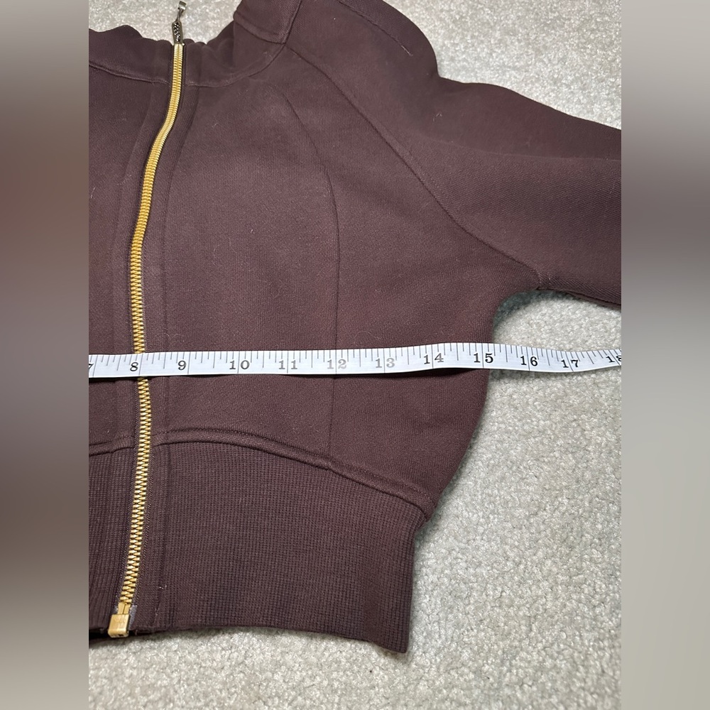 lululemon athletica Brown Full-Zip Hooded Sweatshirt - Picture 5 of 6